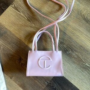 Lavender Mini Telfar Tote with dust bag